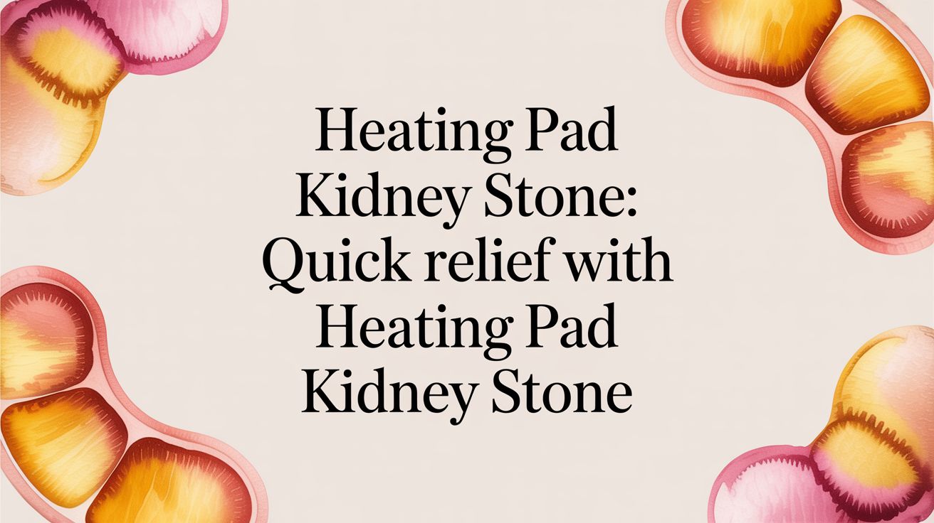 Using a Heating Pad for Kidney Stone Pain: A Guide to Quick Relief