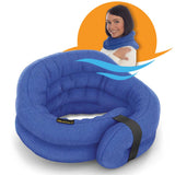 Hands-free Microwavable Neck Heating Wrap, Skyblue