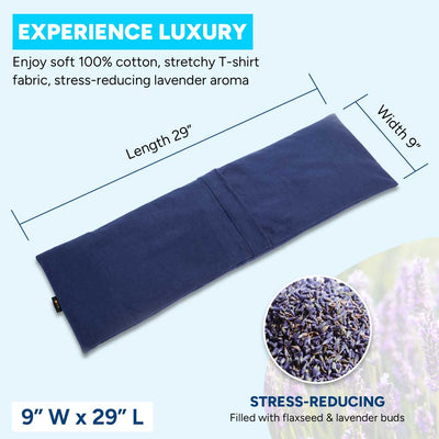 Sunnybay Lavender Shoulder and Body Heating Wrap - 9"x29"