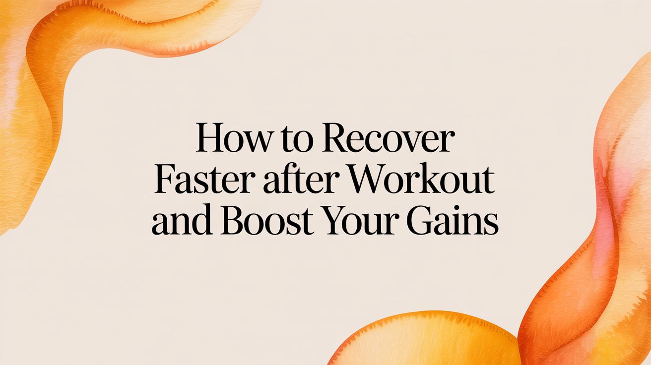 How to Recover faster After Workout and Boost Your Gains – SunnyBay