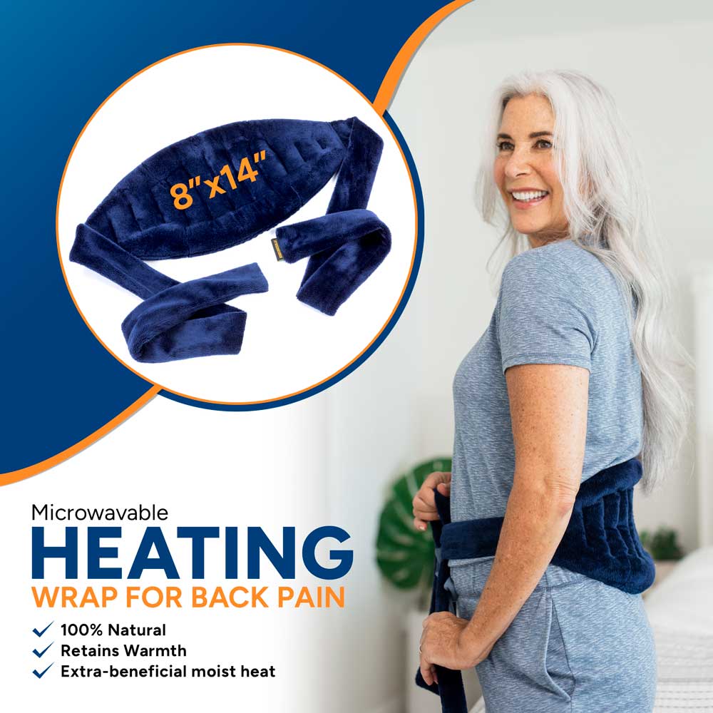 Lower Back Heat Wrap for Back Pain Relief Microwavable 