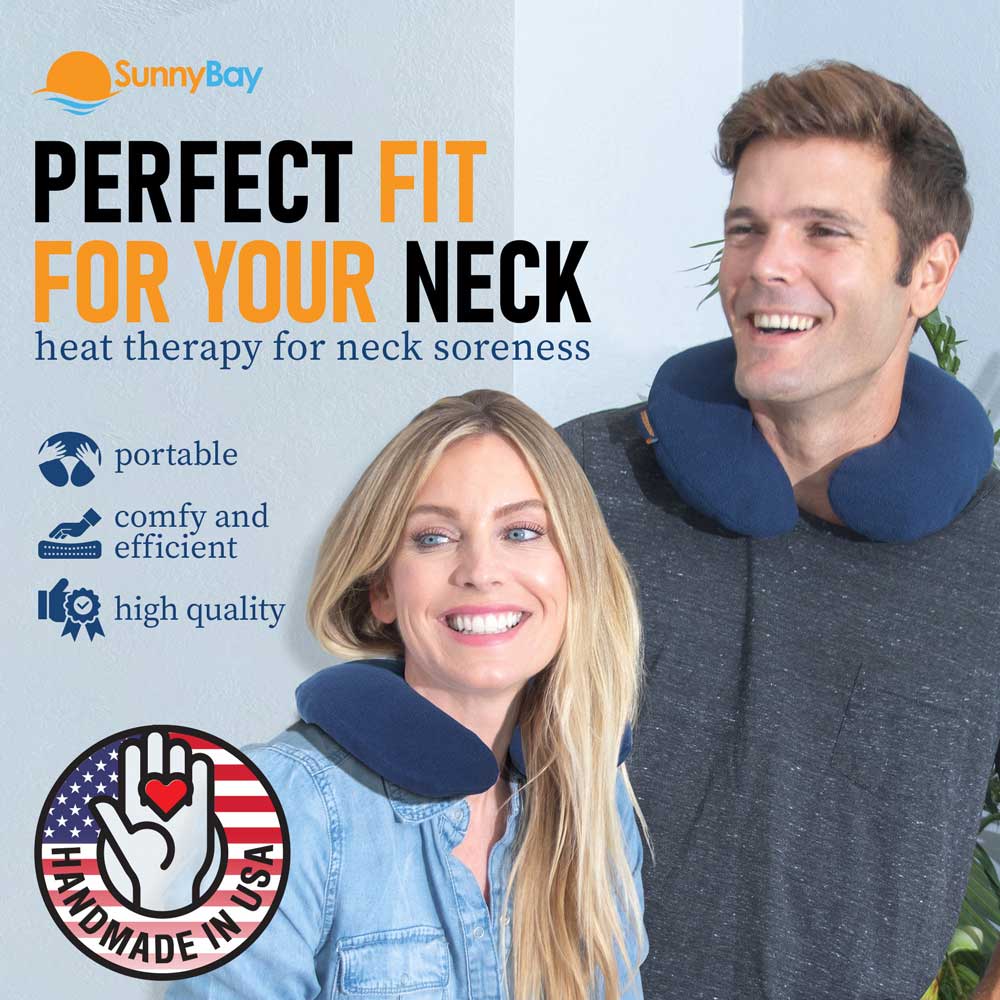 Microwavable Neck Heating Wrap Heated moist neck shoulder wrap pain relief