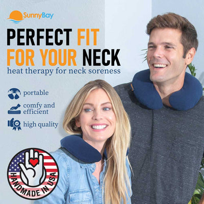Microwavable Neck Heating Wrap Heated moist neck shoulder wrap pain relief