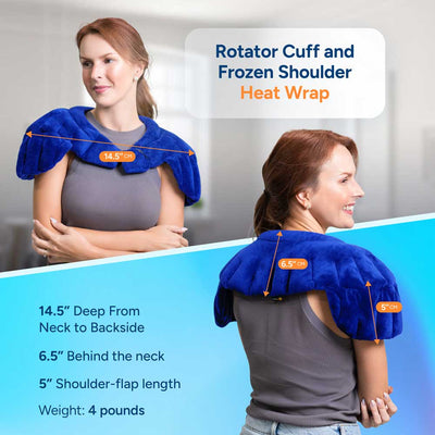 SunnyBay shoulder heat wrap frozen rotator cuff microwavable