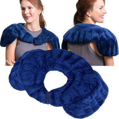 Microwavable Shoulder Heat Wrap for frozen shoulder rotator cuff injury