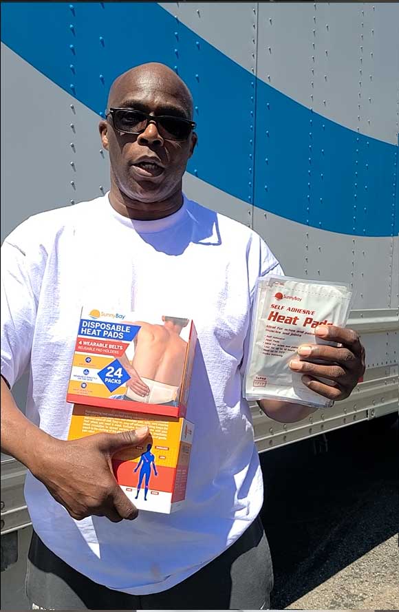 The heat lasts up to 12 hours. If you are a driver, it relieves your back pain from sitting on the seat all day.