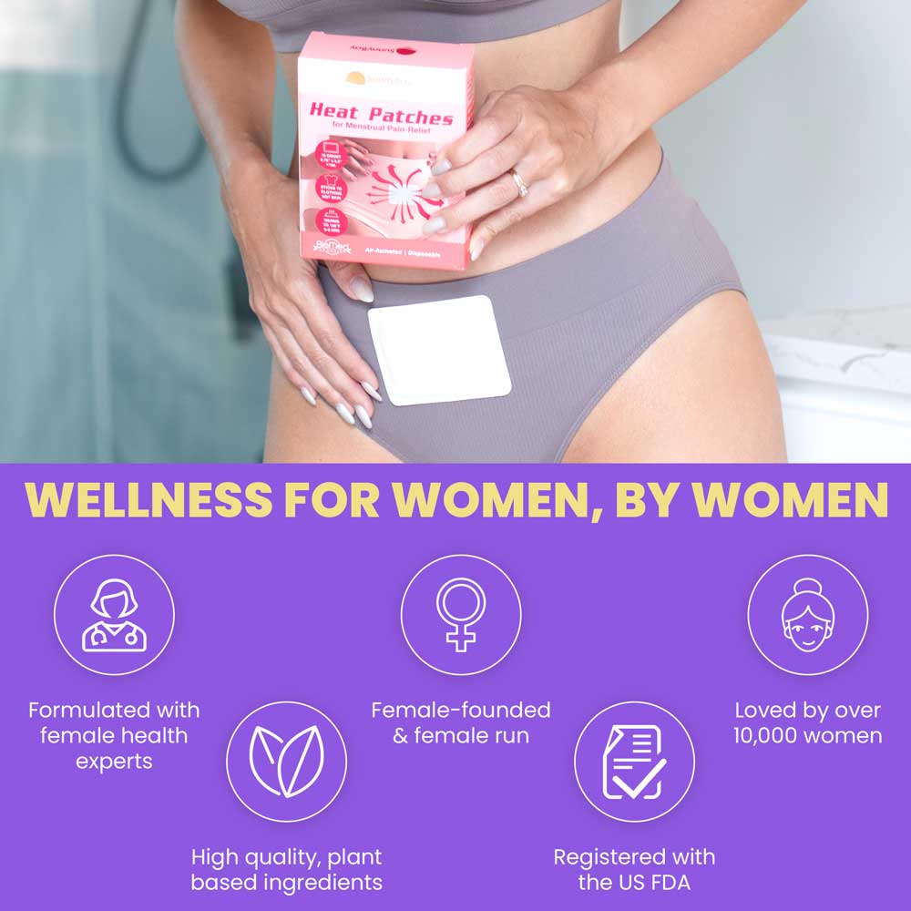 SunnyBay Disposable Menstrual Heat Patches Period Pain Relief