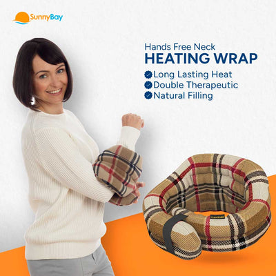 SunnyBay Hands-free Microwavable Neck Heating Wrap london