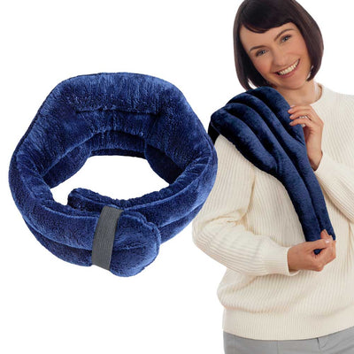 Heated Neck Wrap Lavender-scented Microwavable Heat Pack Blue