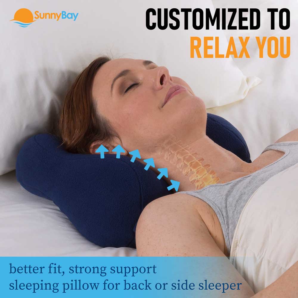 Chiropractic Neck Pillow Best for Sofa and Bed Cervical