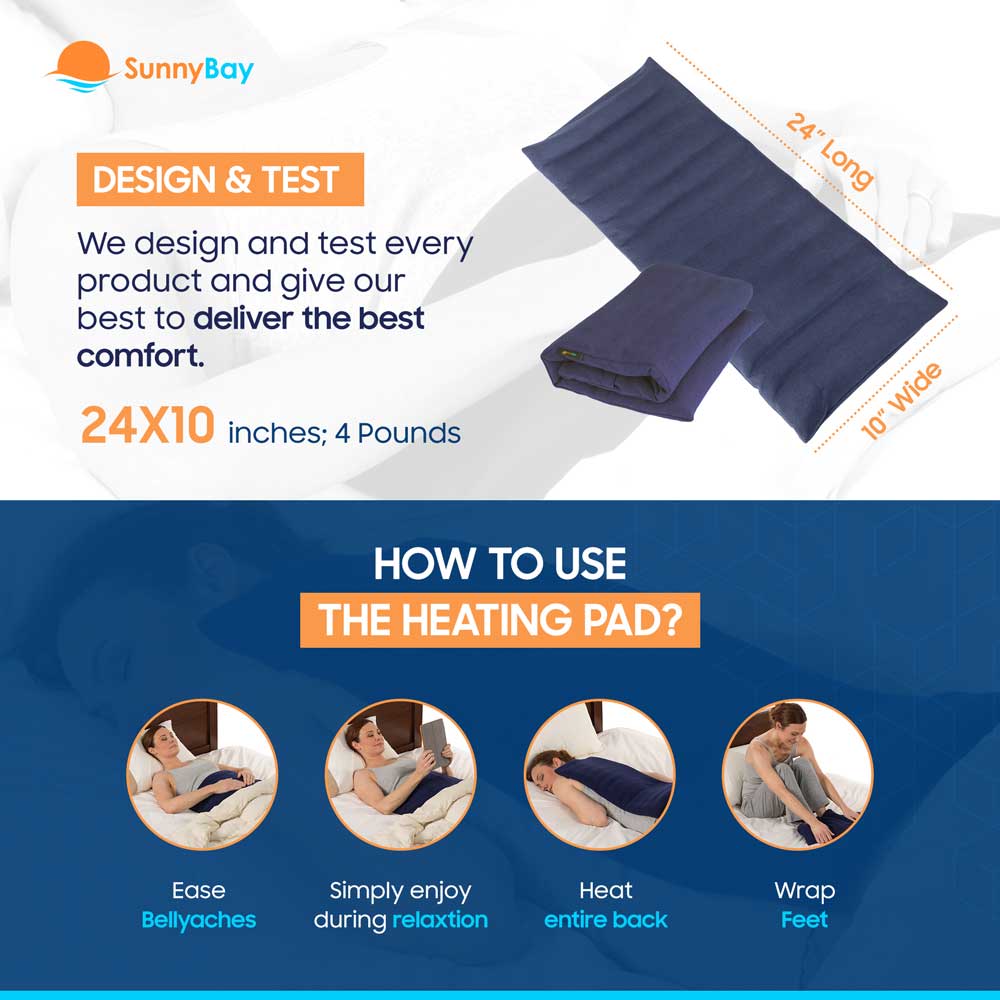 lower back heat wrap-Lower Back Heat Wrap for Back Pain Relief - Size  Small-SunnyBay