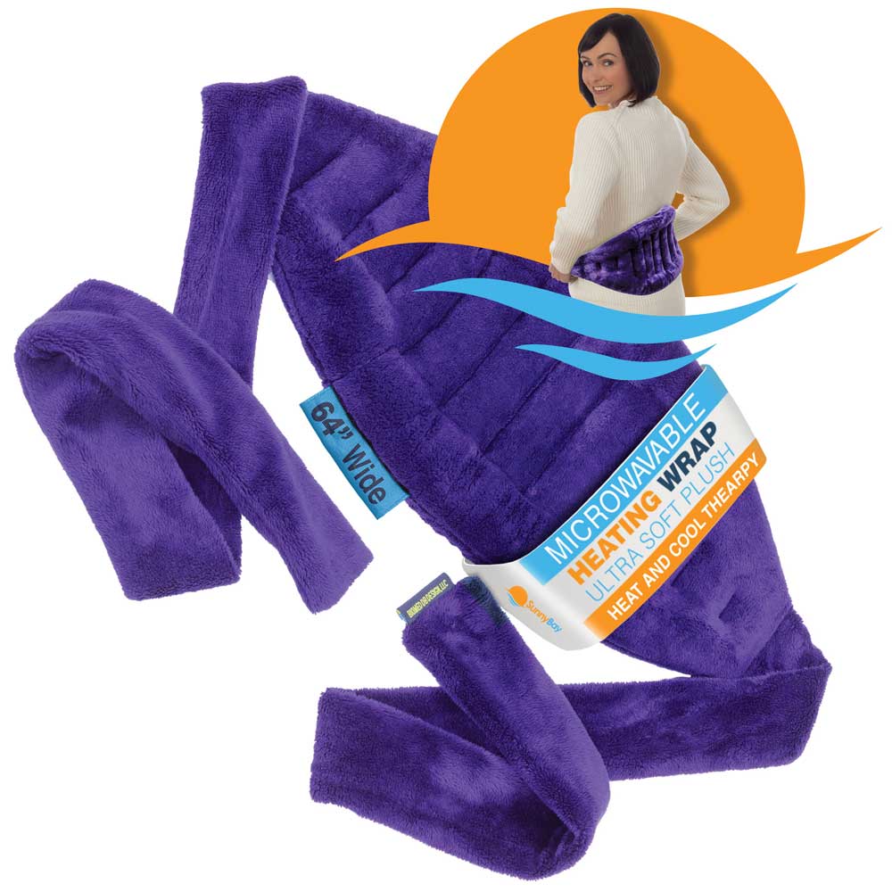 SunnyBay Lower Back Wrap Purple Microwavable