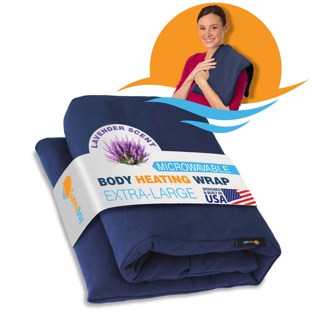 Microwavable Heating Wrap Aromatherapy Lavender Heated body  back pain relief