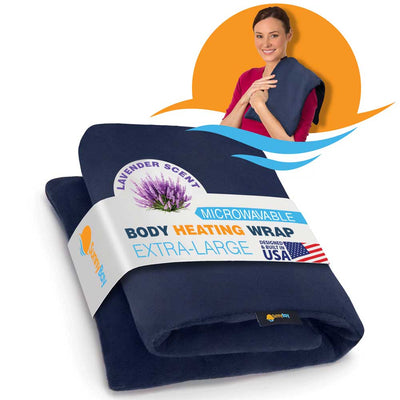 Microwavable Heating Wrap Aromatherapy Lavender Heated body  back pain relief