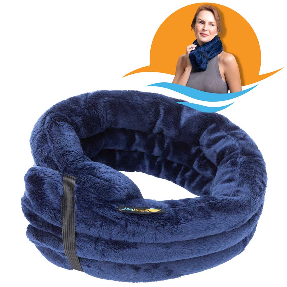 Sunnybay neck wrap microwavable elastic band for neck pain relief