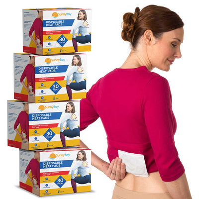 Disposable Heat Patches for Back Ache Relief (30 Pack)