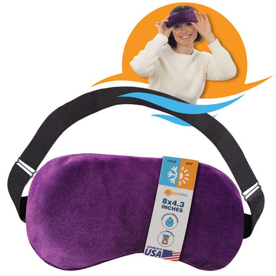 microwavable moist eye mask pillow for dry eye therapy