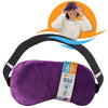 Dry Eye Therapy Eye Mask, Reusable Microwavable Odorless Heat Therapy, Purple