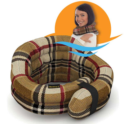 neck heating pad microwavable elastic band for neck pain relief hands-free