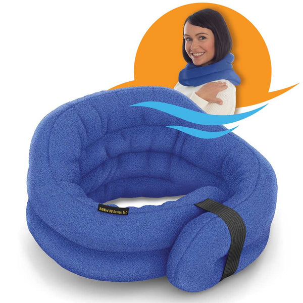 Sunnybay neck wrap microwavable elastic band for neck pain relief hands-free