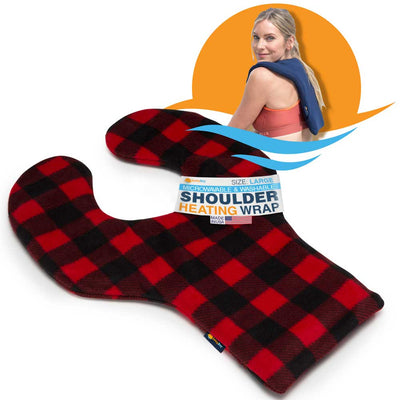 Microwavable Heating Wrap For neck Shoulder Upper Back,