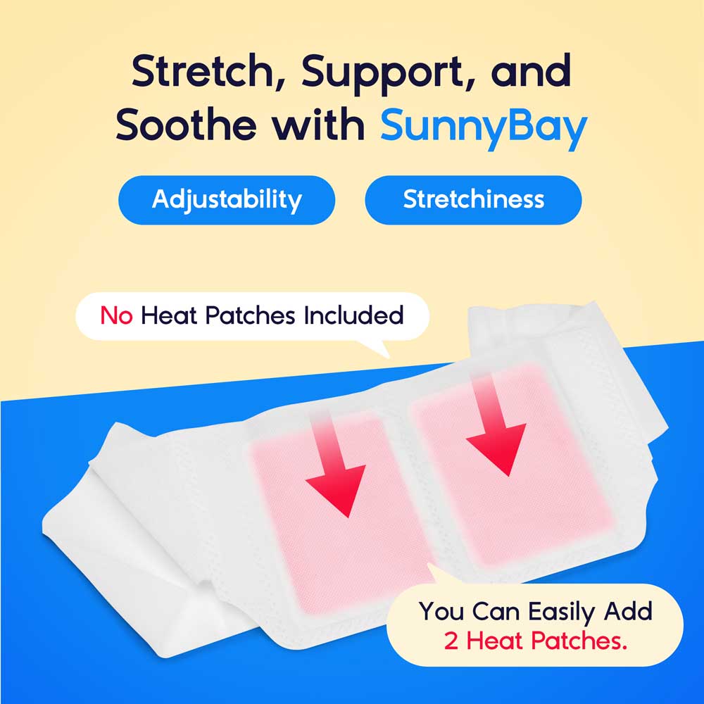 sunnybay wearable belts for heat patches, disposable