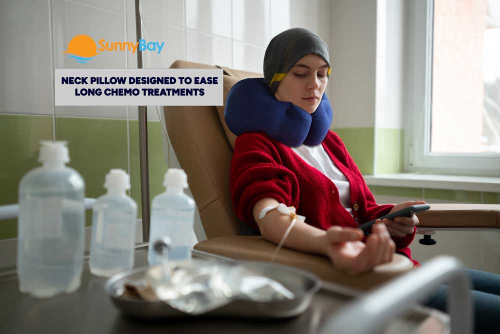 Neck support on sunnybay pillow breath better while on Chemo therapy sessions