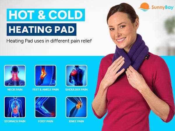 Cotton Microwavable Neck Heating Wrap for Pain Relief