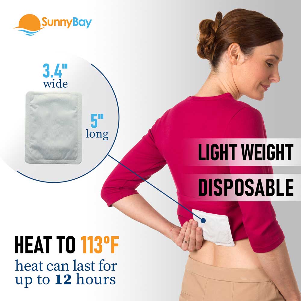 SunnyBay disposable heat patches for back pain relief