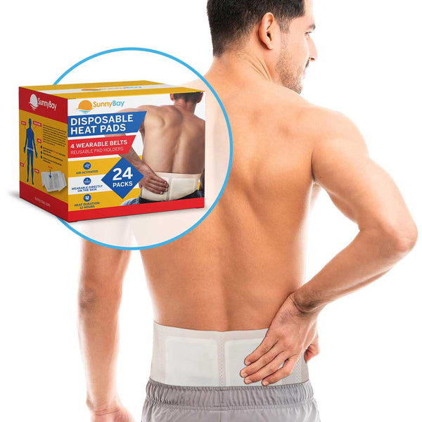 Disposable Heat Patches for Back pain Relief with Reusable Belt