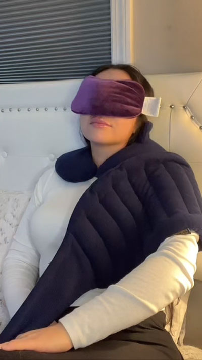 The warmth is so relaxing.  You can rest after a long day of work.