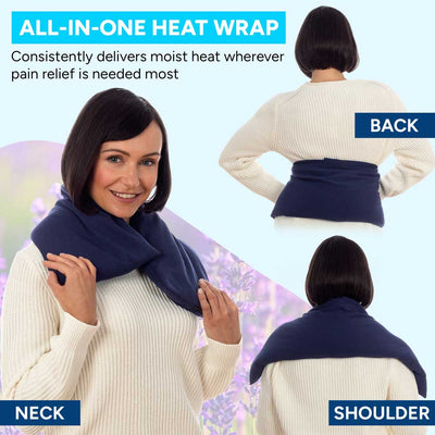 Sunnybay Lavender Shoulder and Body Heating Wrap - 9"x29"