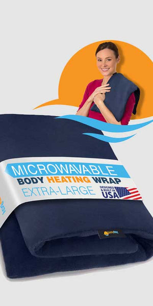 Microwavable Heating Wrap Heated body moist wrap back pain relief