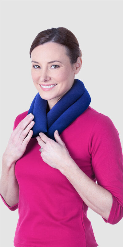 Microwavable Neck Heating Wrap, 26"x5", 100% Cotton Fabric-SunnyBay