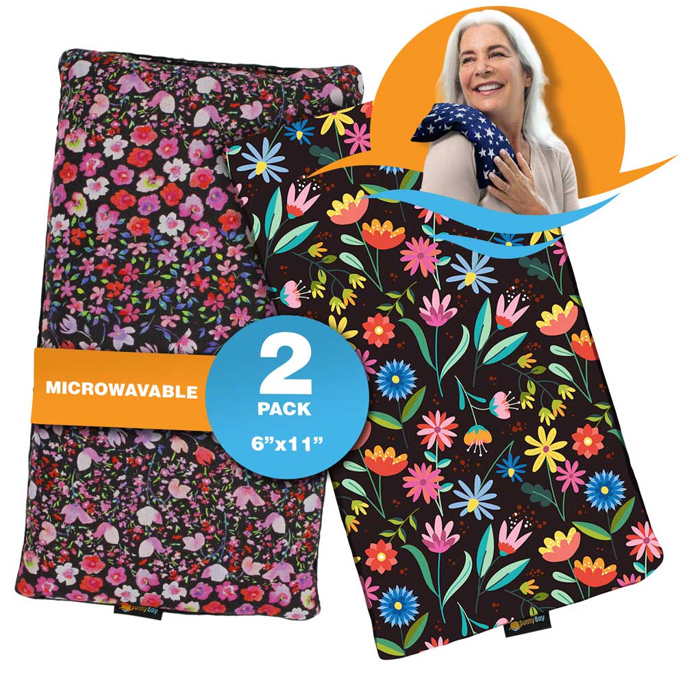 small heat pack melody flowers 2 pack