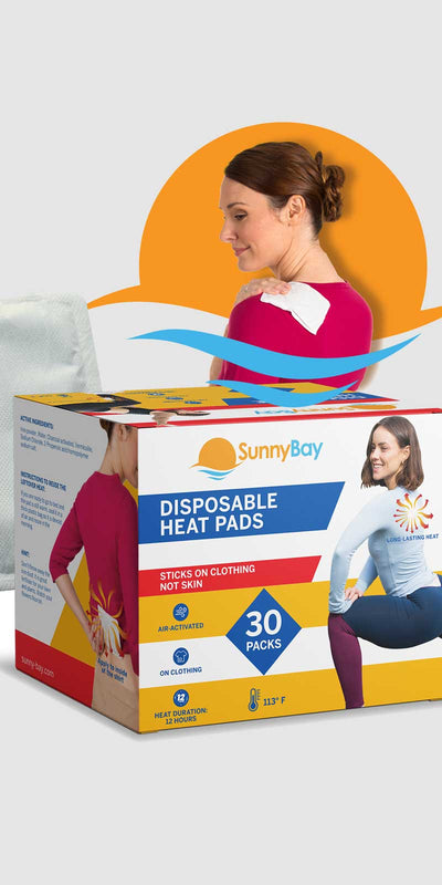 SunnyBay disposable heat patches for back pain relief