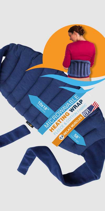 SunnyBay Lower Back Wrap Microwavable back pain relief