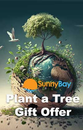 #PlantATreeWithSunnyBay plant a tree on earth day with sunnybay