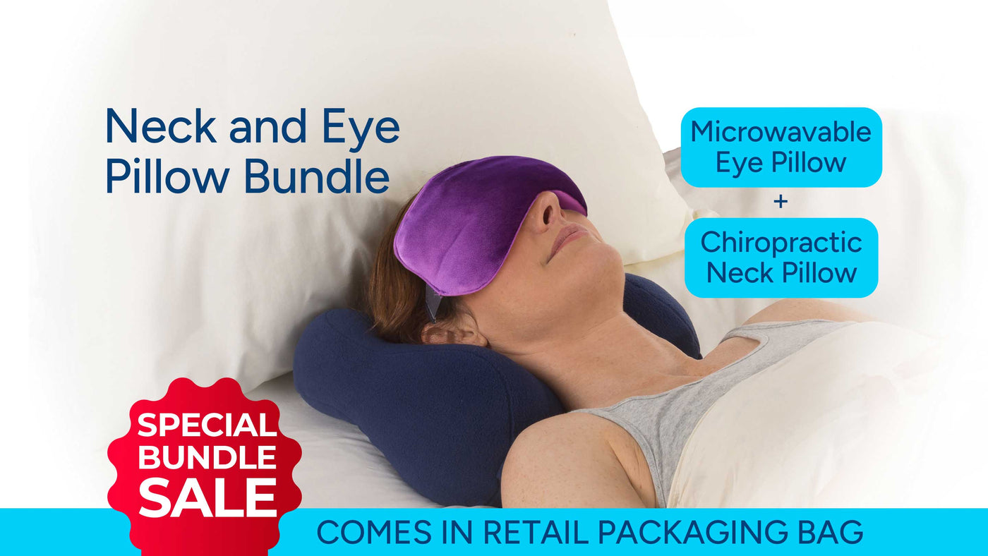 neck pillow for sleeping and eye mask for dry eyes