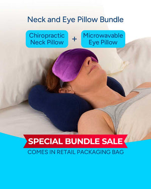 neck pillow for sleeping and eye mask for dry eyes